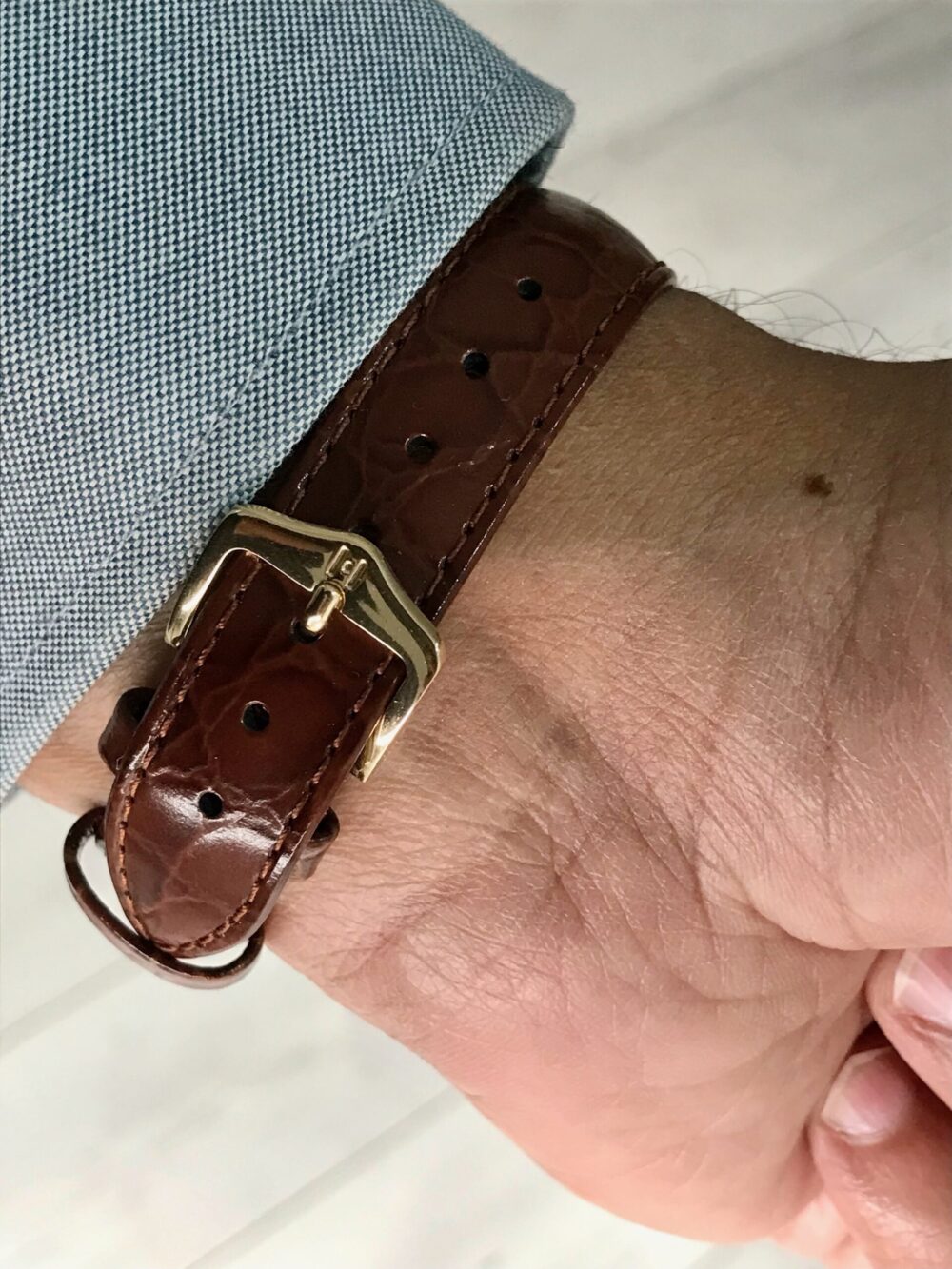 Gents Baume & Mercier: 18k Gold - Image 5