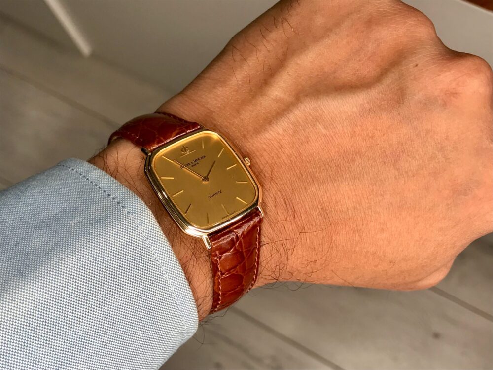 Gents Baume & Mercier: 18k Gold - Image 2