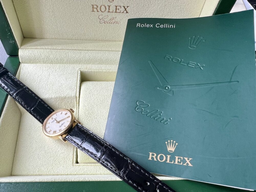 Ladies Rolex Cellini 18k gold 6110 - Image 7