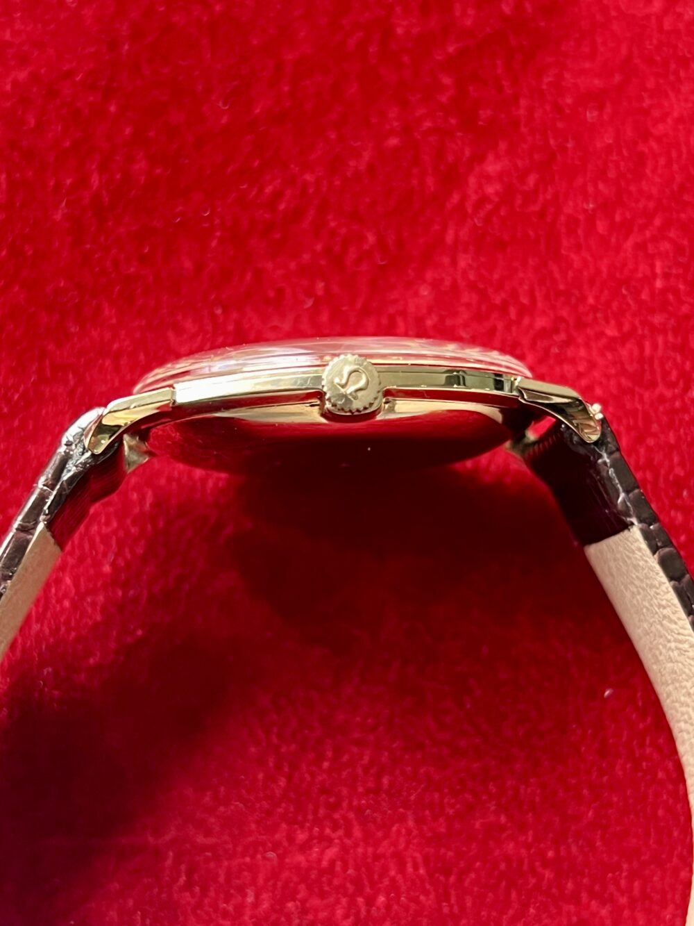 Vintage 1960s omega 14k gold manual wind P6587 - Image 5