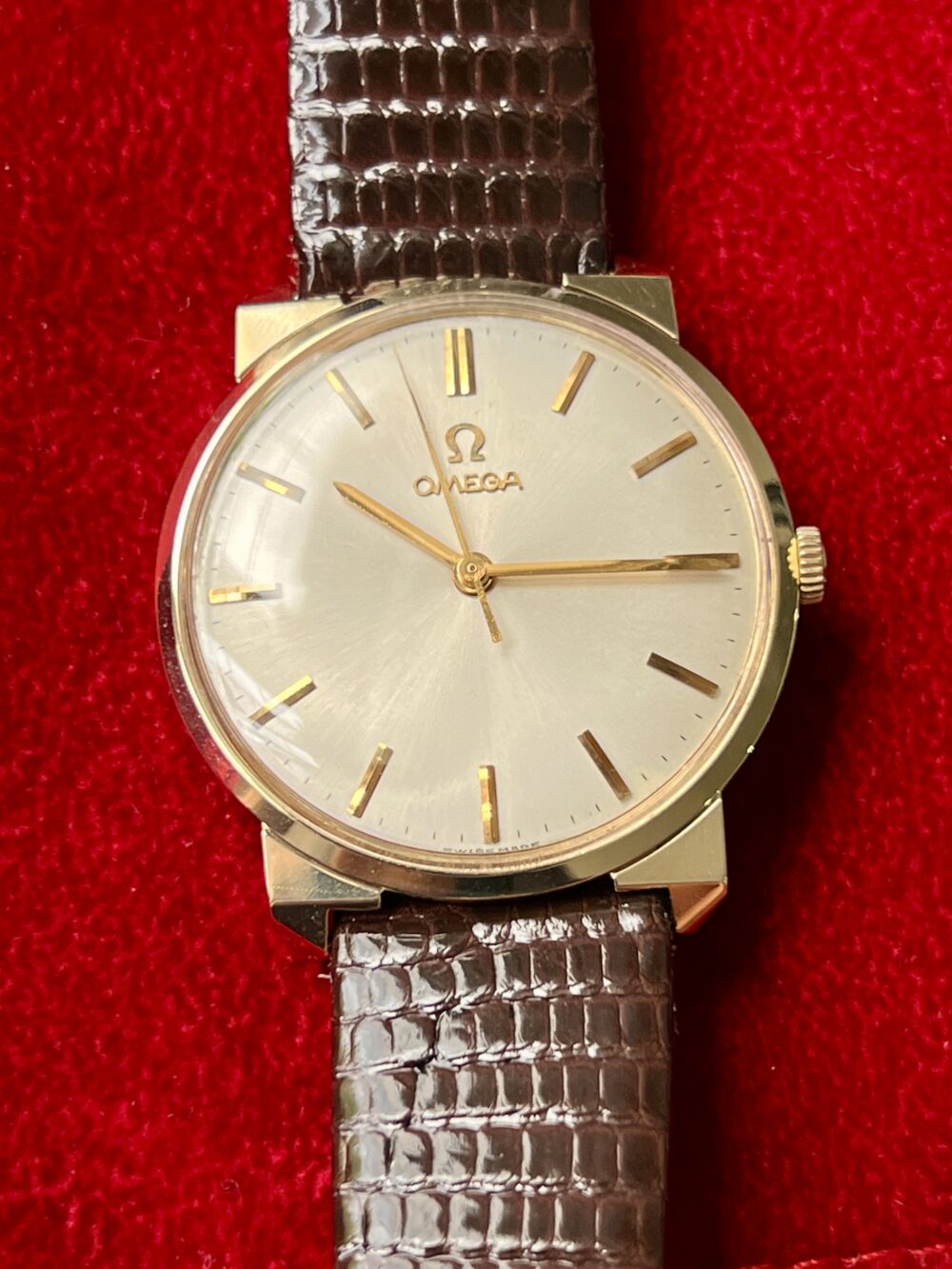 Vintage 1960s omega 14k gold manual wind P6587 - Image 4