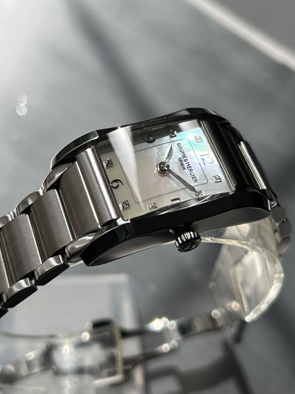 Ladies Baume & Mercier Hampton rectangular MOA10050 - Image 3