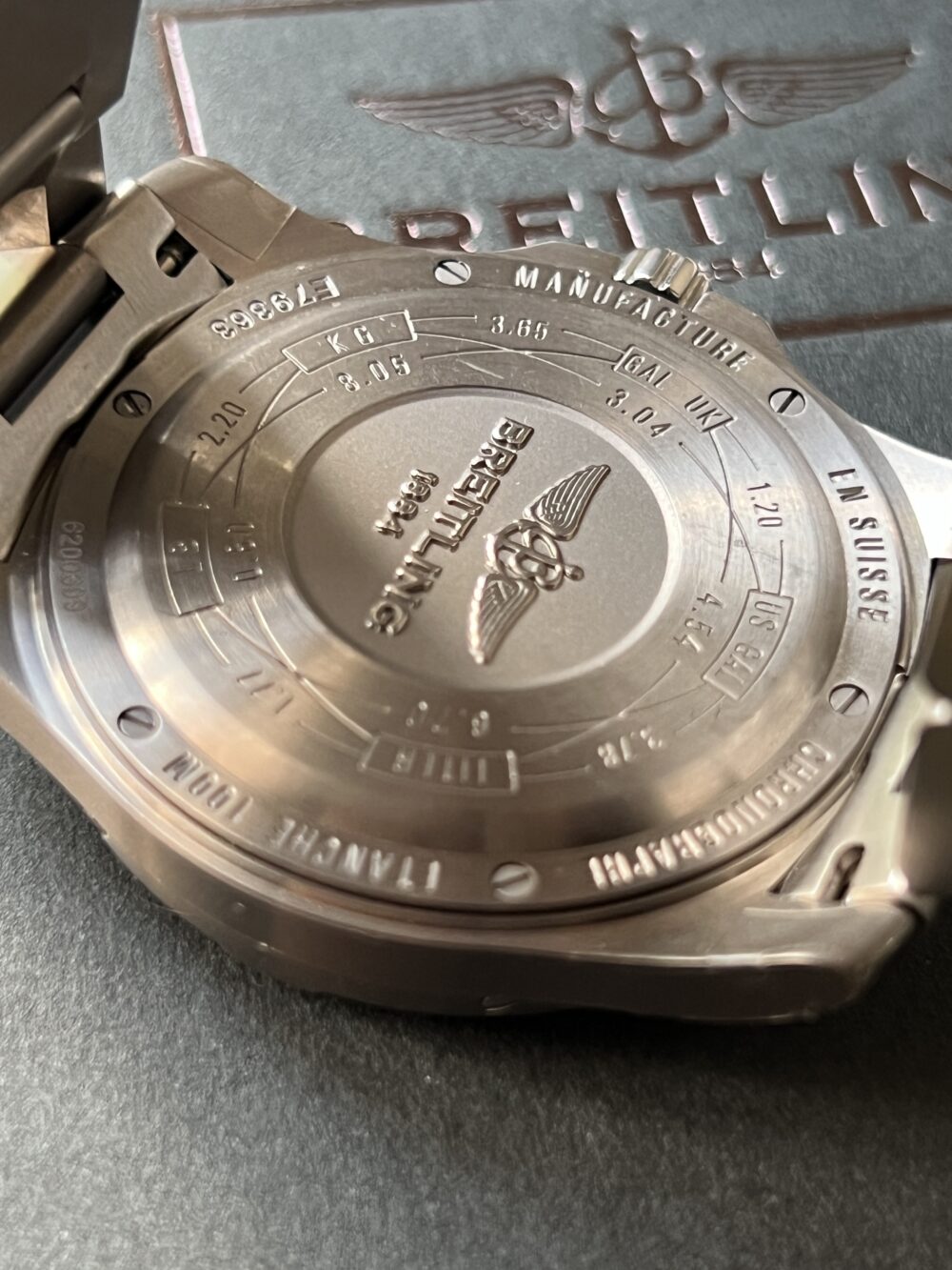 Breitling aerospace EVO titanium E79363 nos - Image 8